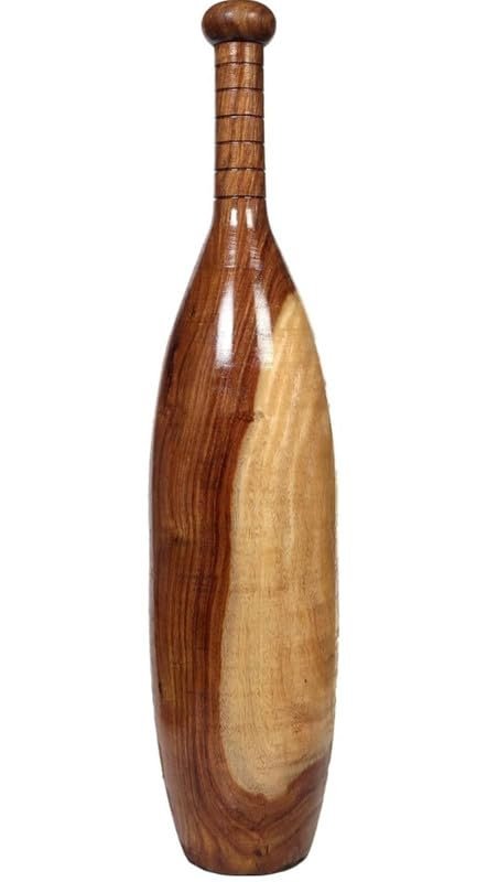 Hashco Sports Wooden Oval Shape Mugdar | Clubbell Exercise Equipment | Indian Club Karla Kattai Gada, Functional Training for Home Gym Full Body Workout