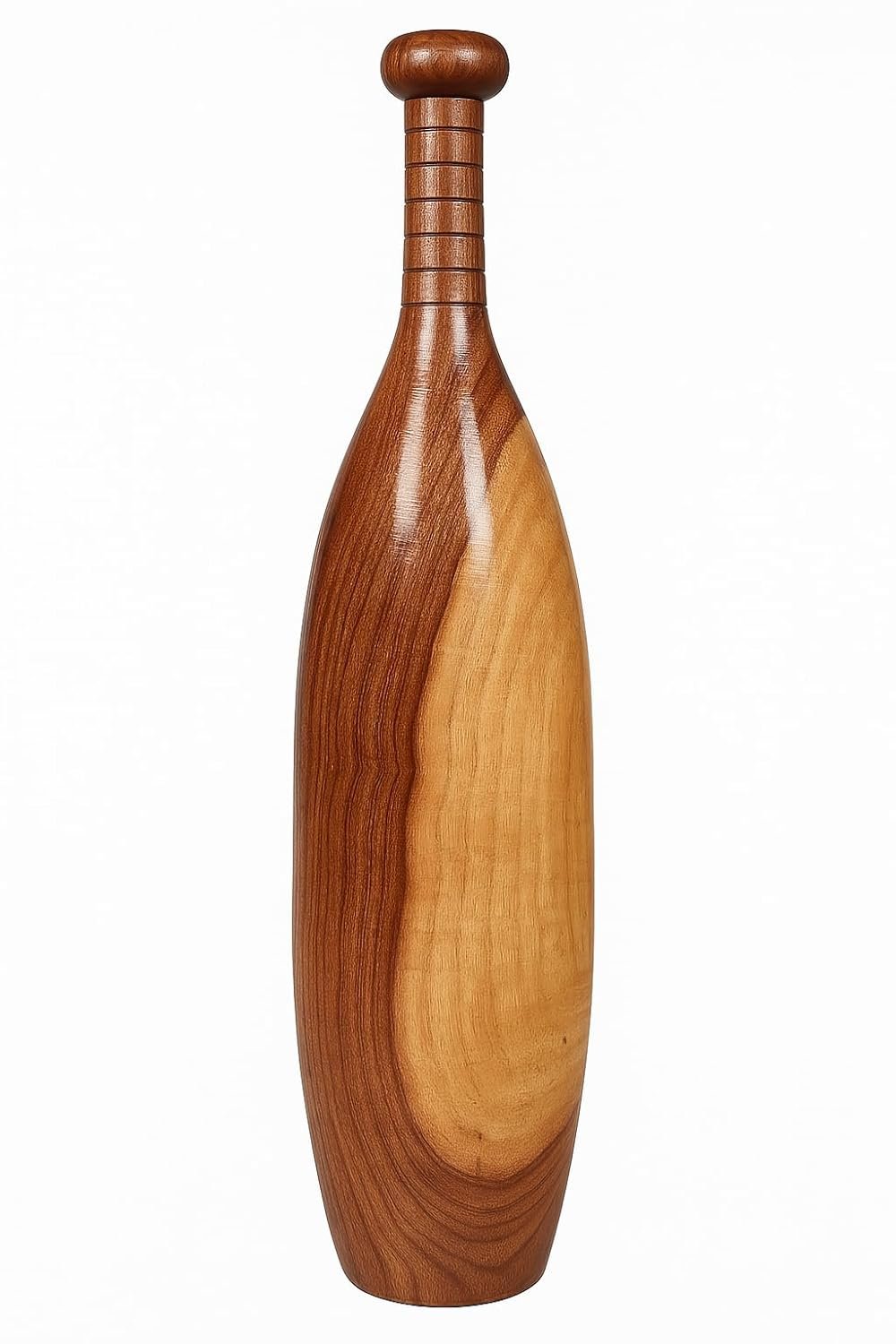 Wooden Oval Mugdar | Handcrafted Indian Workout Tool by Hashco Sports